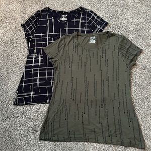 Lot of 2 Apt. 9 Essentials stretch tees.  Petite Small.